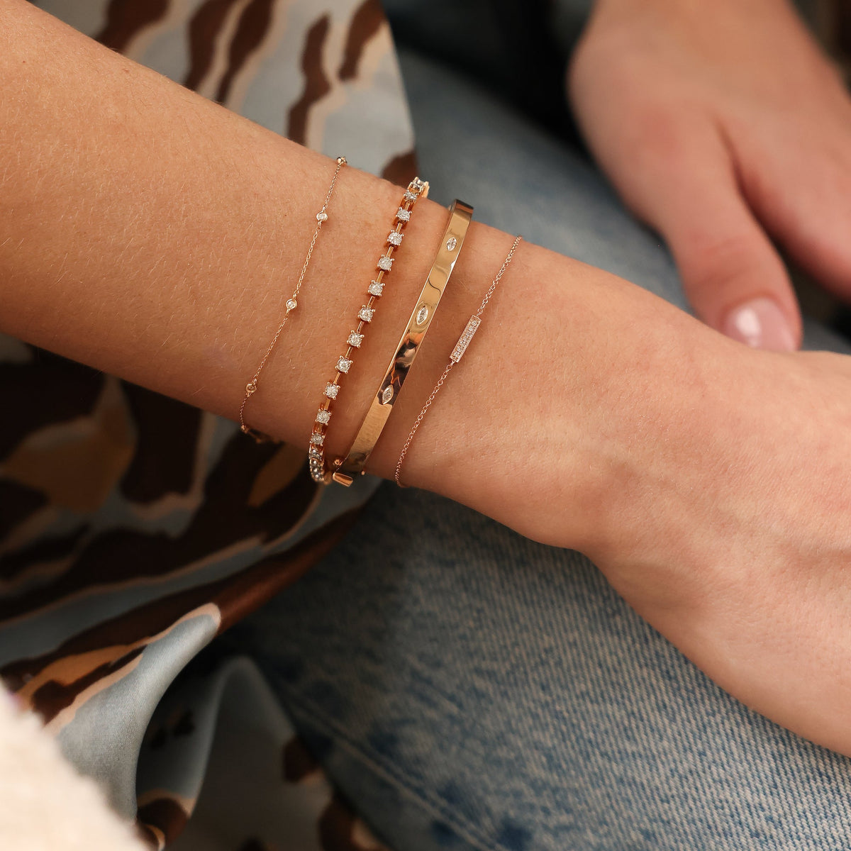 Alexa Jordyn Inlay Marquise Bracelet