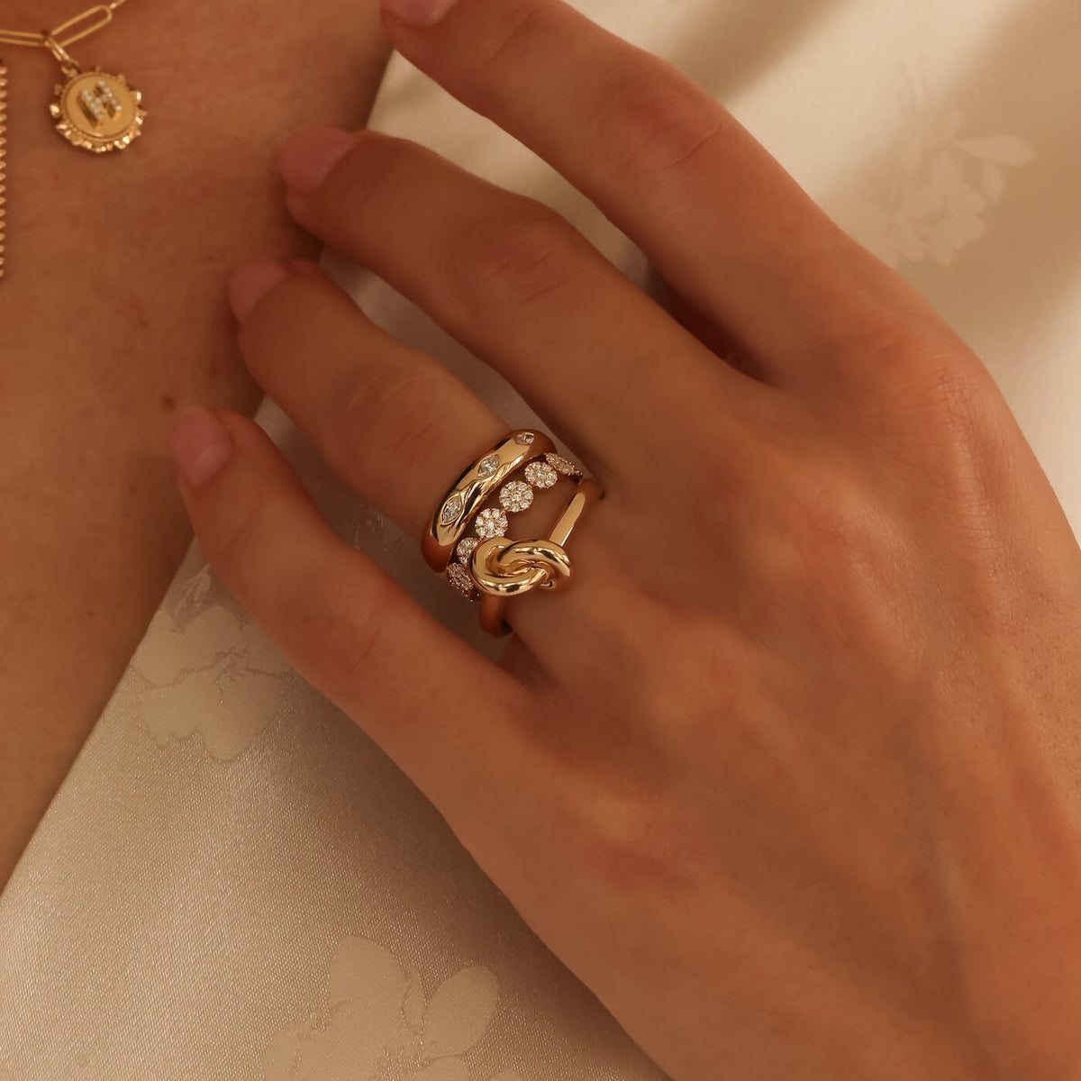 Alexa Jordyn Inlay Marquise Band
