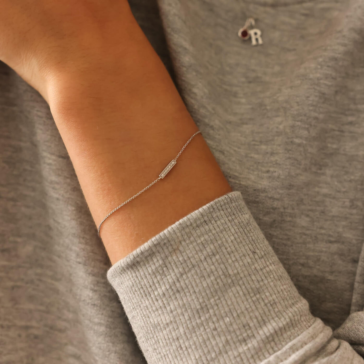 Sylvie Rose Single Bar Bracelet