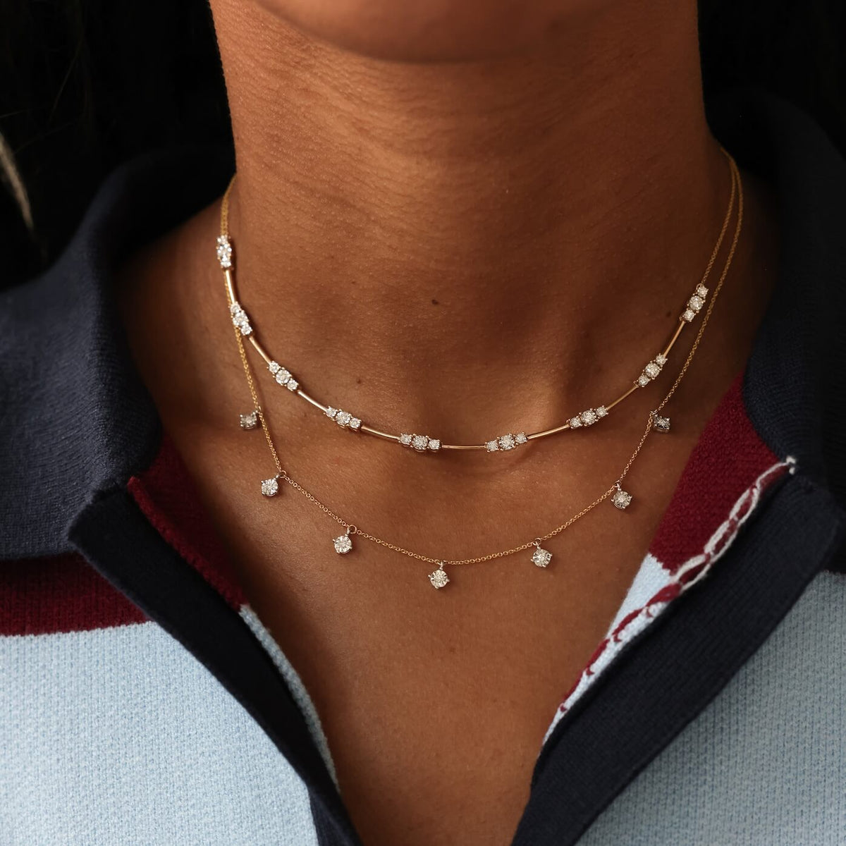Ava Bea Station Necklace