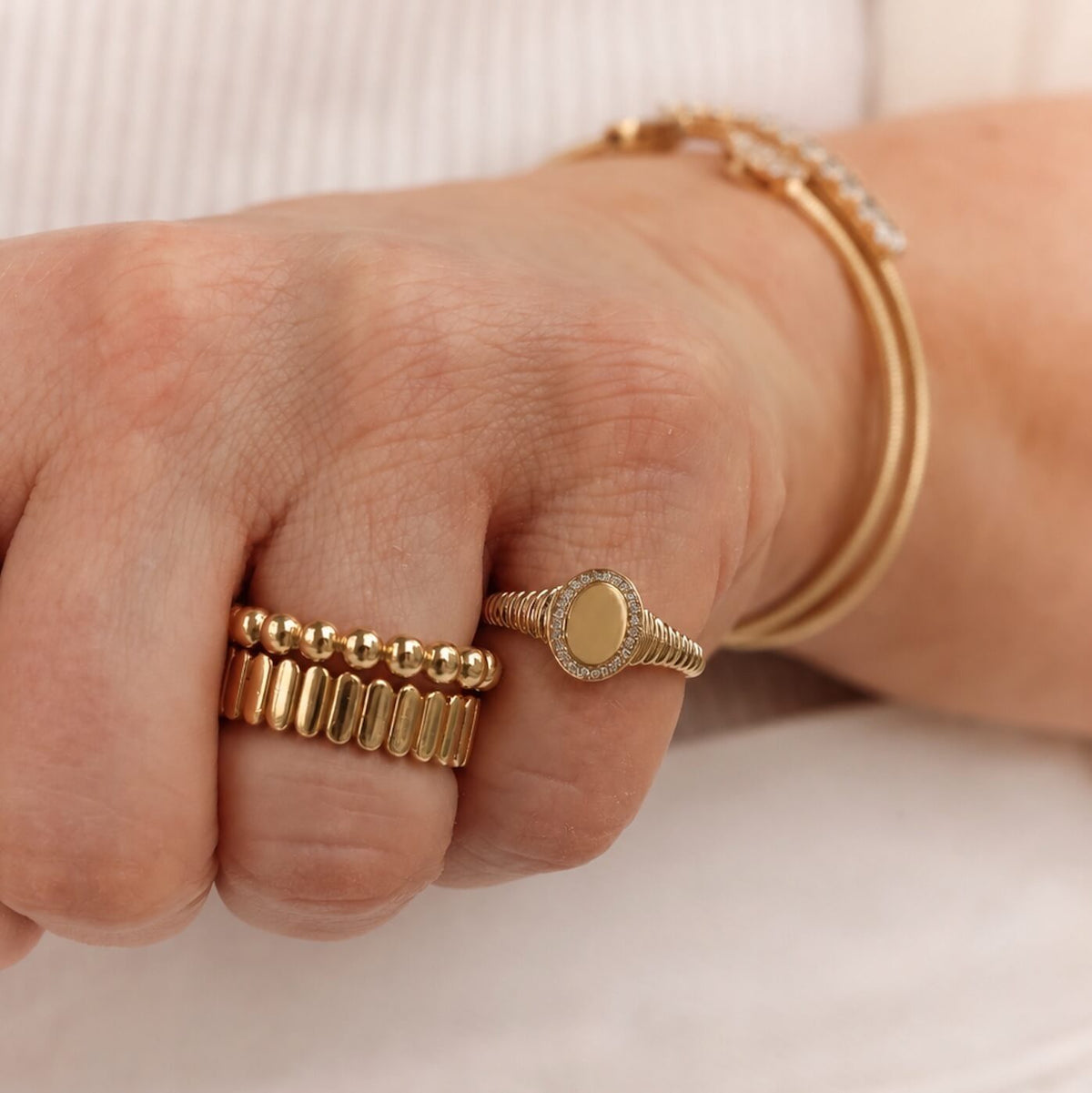 DRD Oval Signet Ring