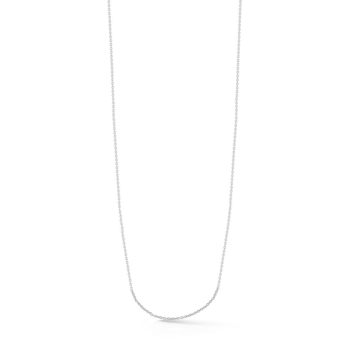 14k White Gold Chain-18/20" ($250)