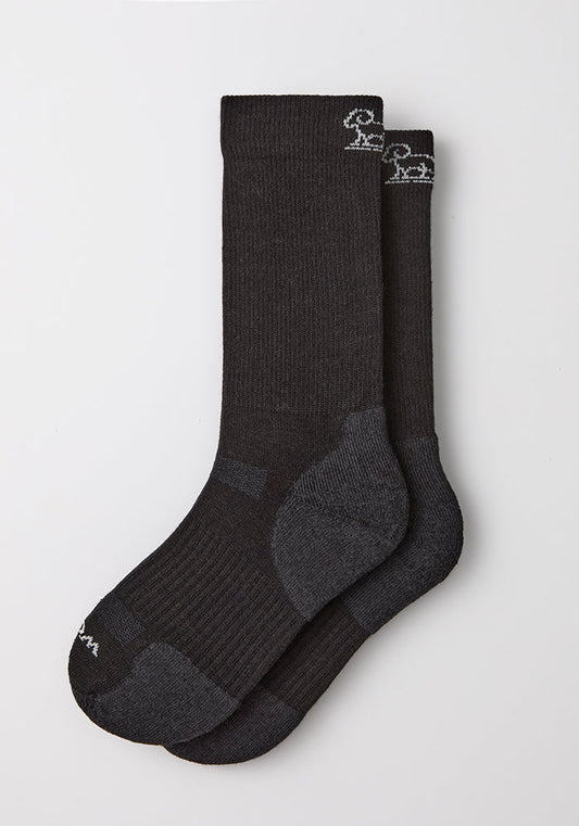 Mens Harbor Crew Sock - Black