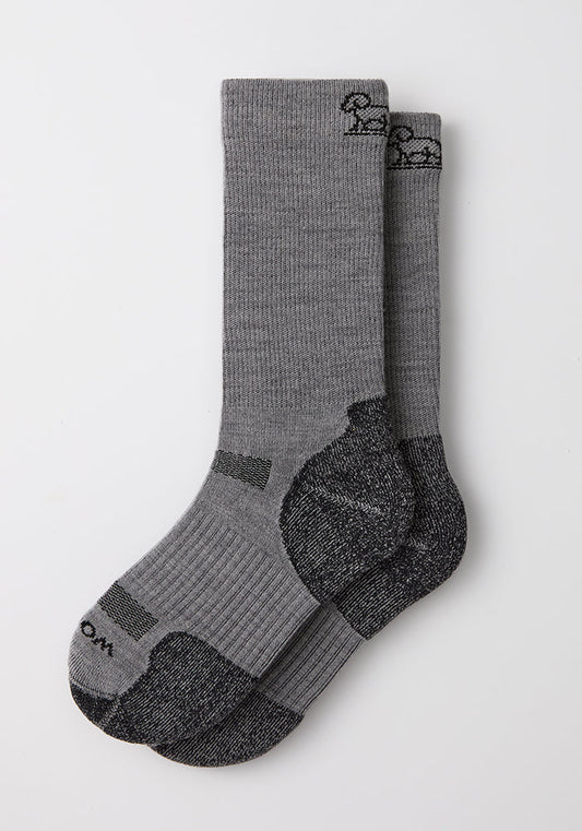 Womens Harbor Crew Sock - Grey