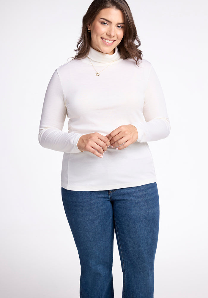 Peyton Turtleneck - Buttercream