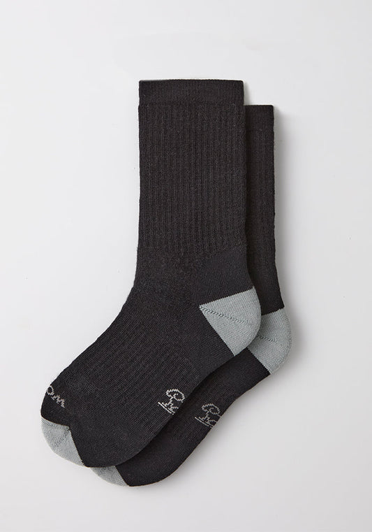 Womens Core Crew Socks - Black