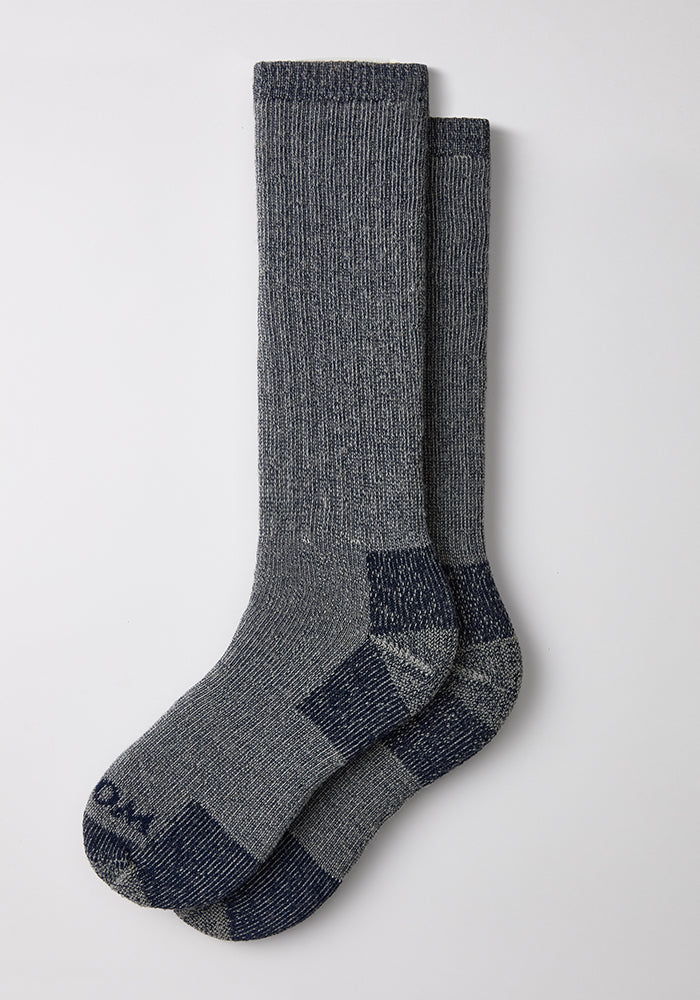 Mens Extreme Over The Calf Socks - Navy Carbon
