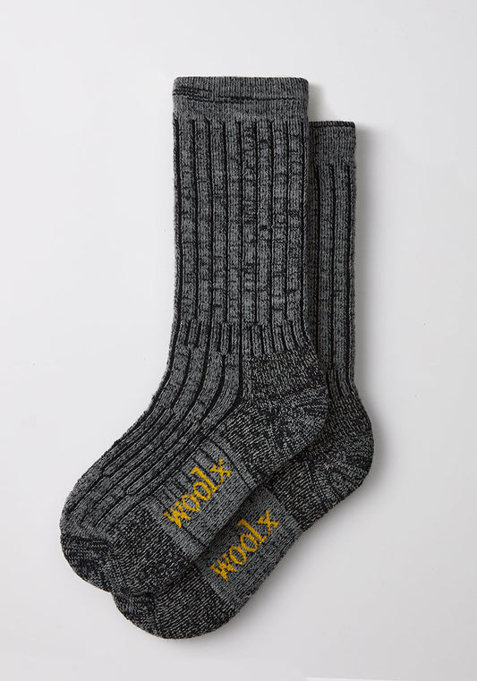 Womens Joey Mid Calf Socks - Dark Navy Marled