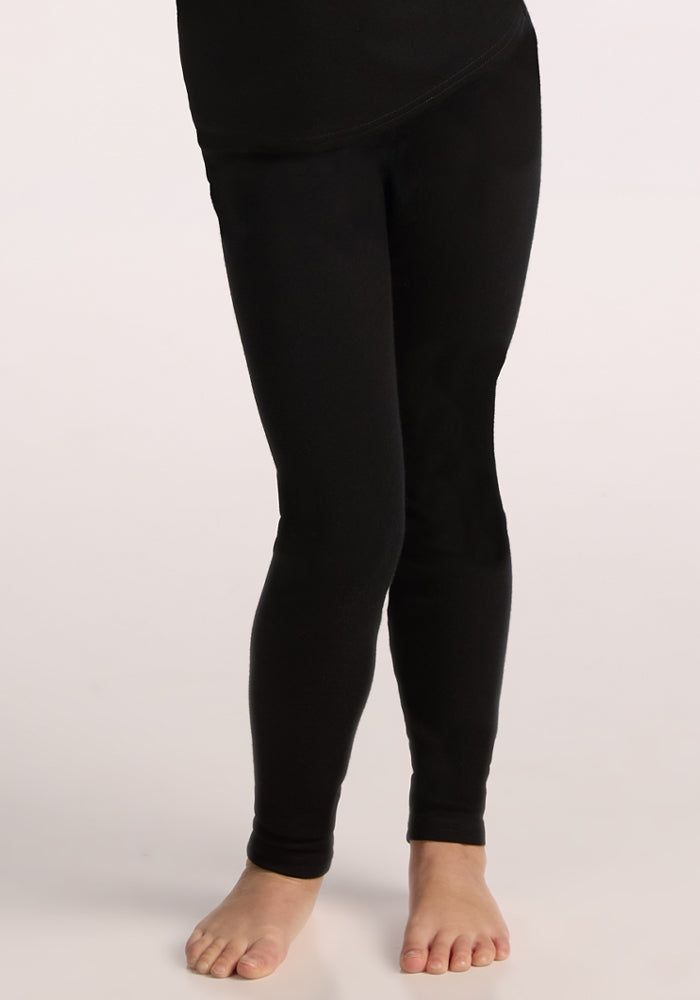 Kids Explorer Base Layer Bottoms - Black