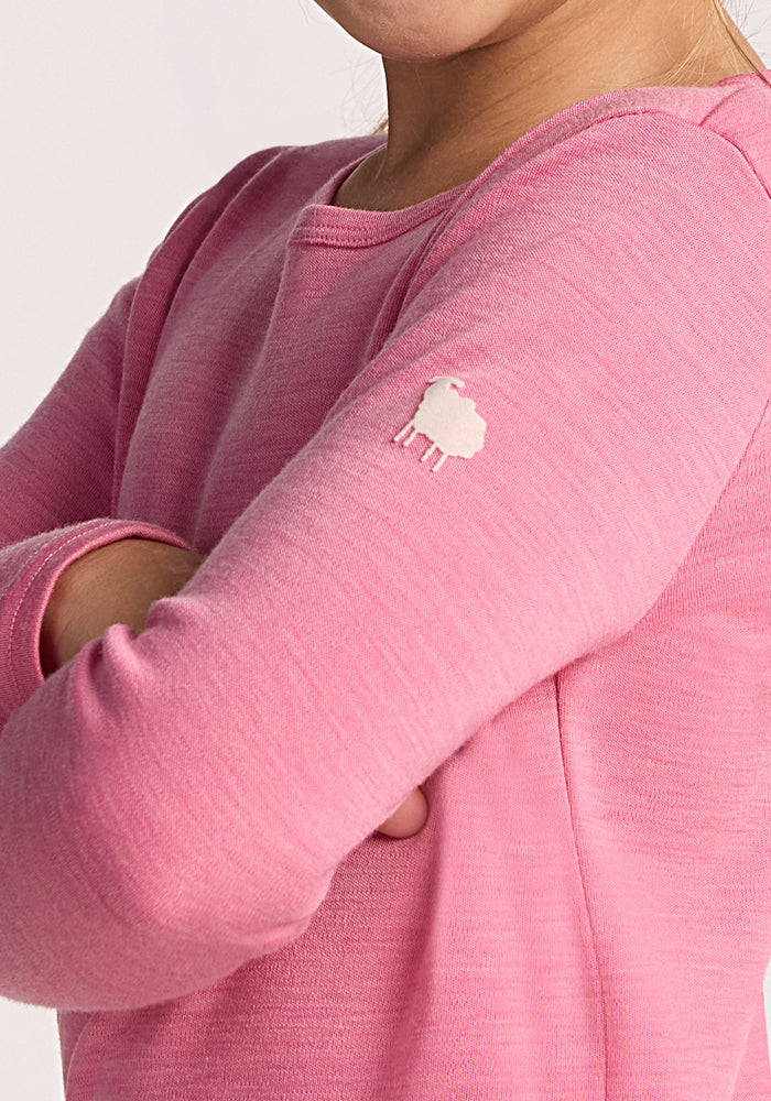 Kids Explorer Base Layer Top - Pinky Promise