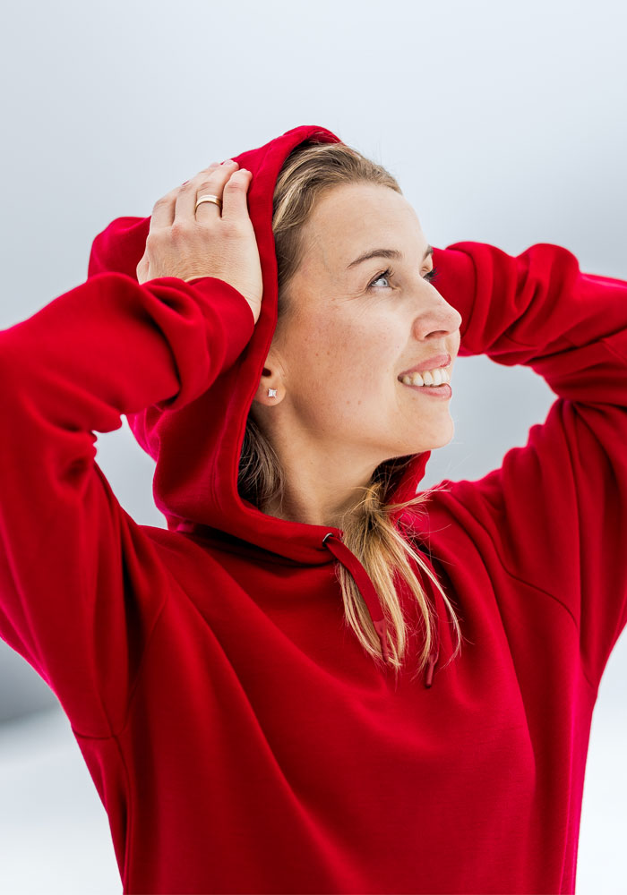 Avery Hoodie - Maraschino Cherry
