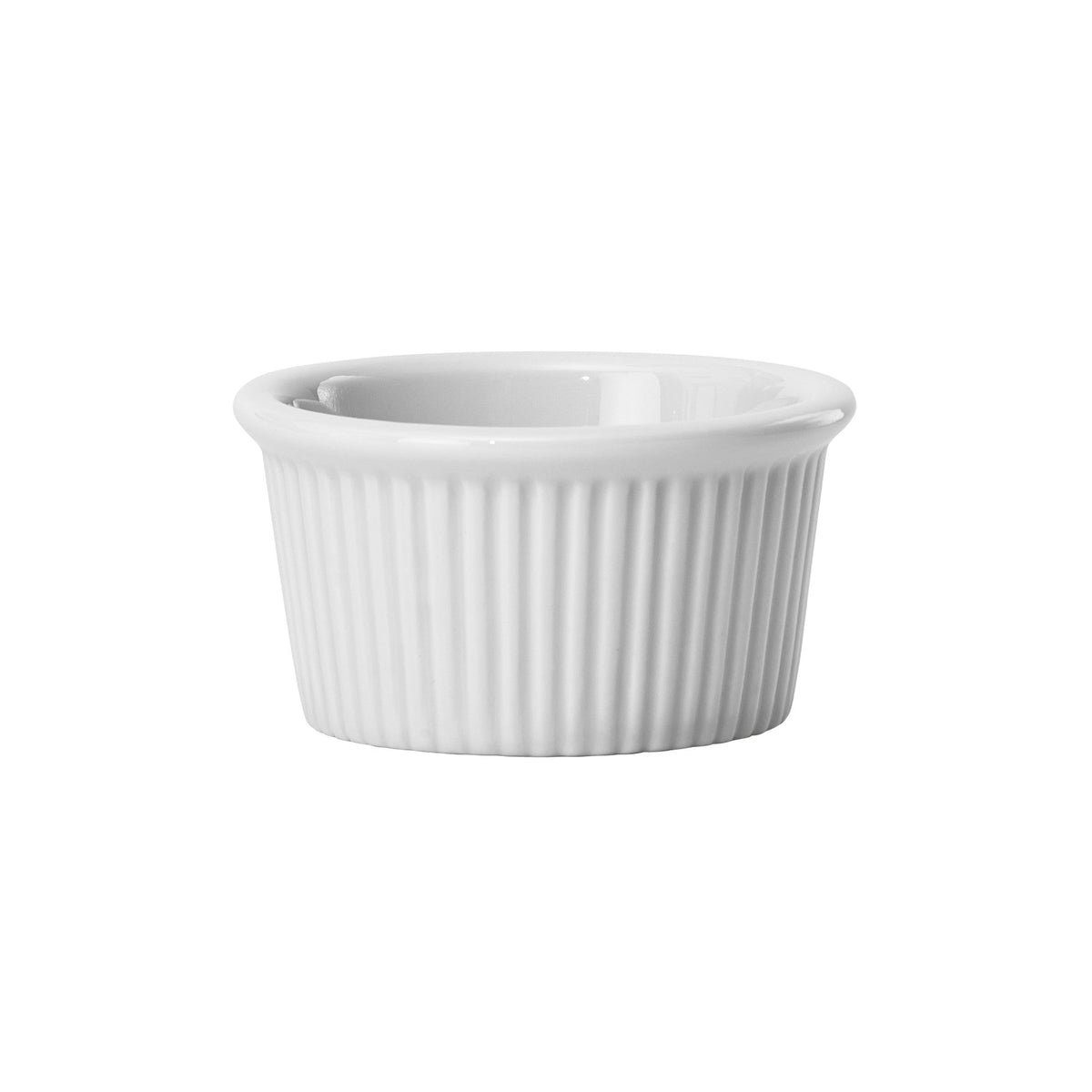 FRR-275 - Porcelain Fluted Ramekin, 2-3/4 oz - White (48 Pieces/Case)
