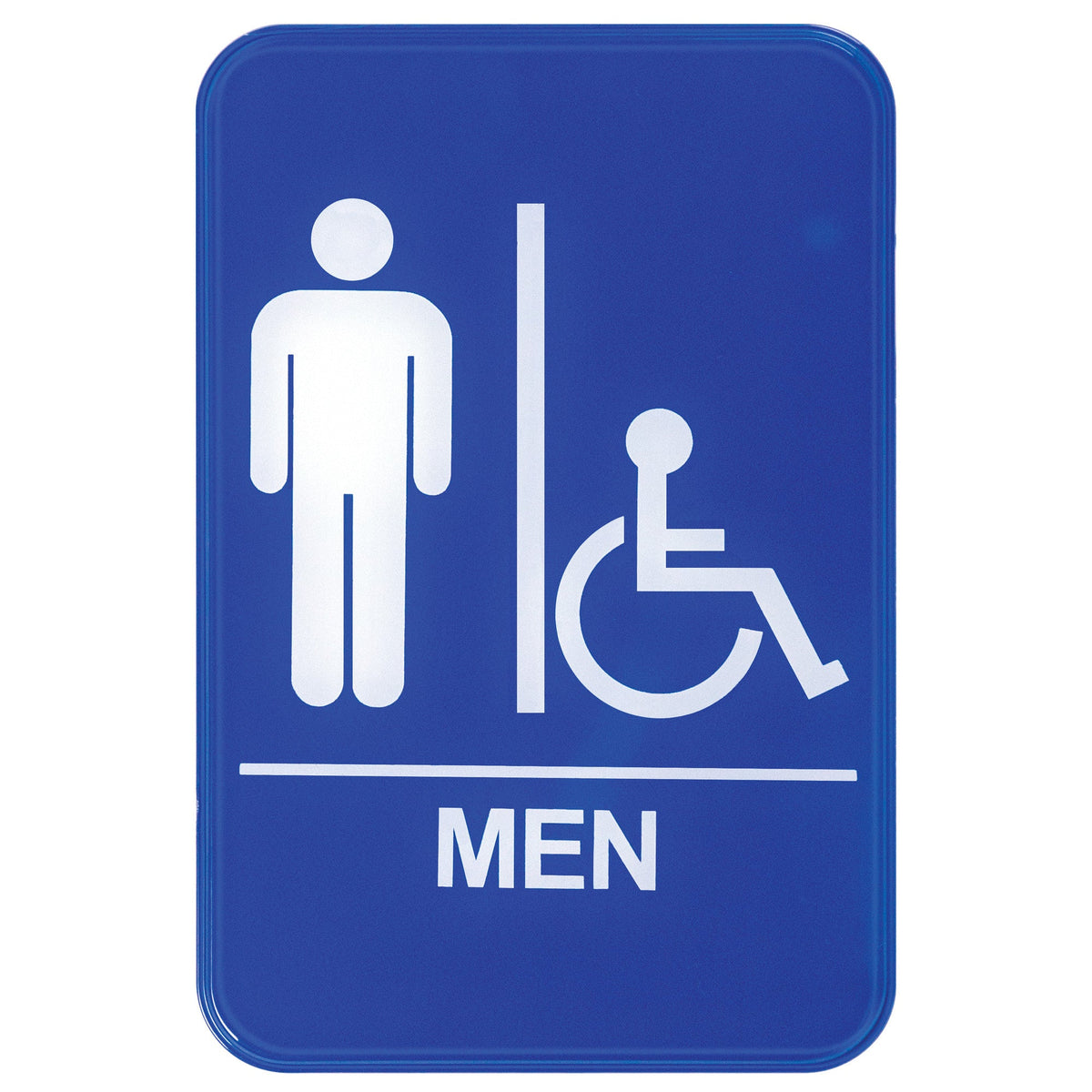 SGN-652B - Information Sign, 6"W x 9"H - Men