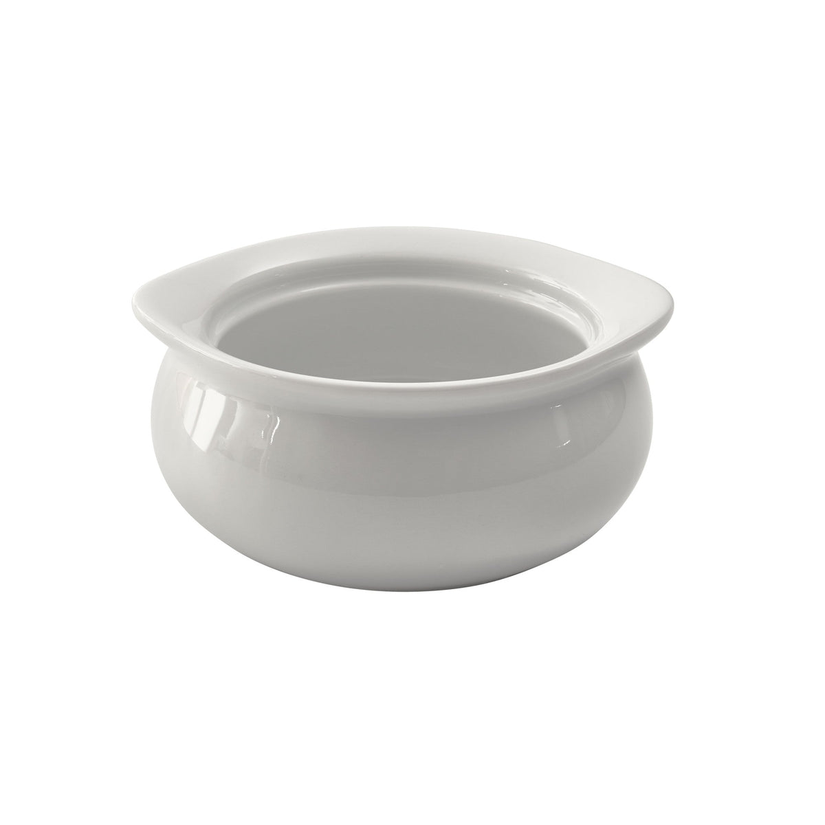 OSC-12 - Porcelain Onion Soup Crock, 12 oz - White (24 Pieces/Case)