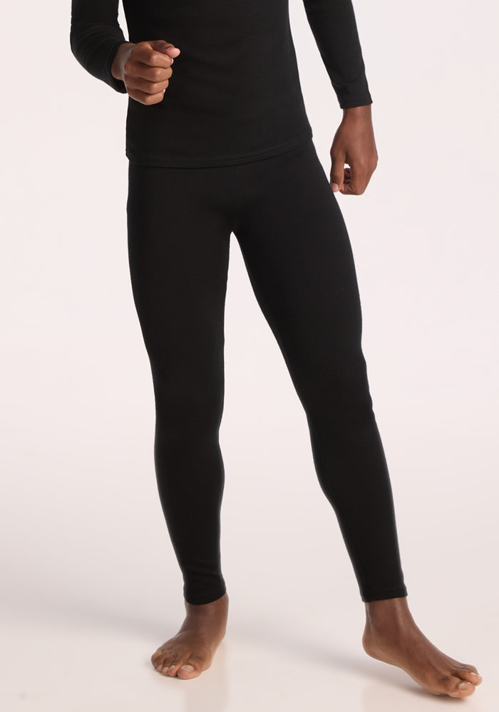 Kids Explorer Base Layer Bottoms - Black