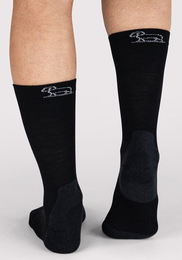 Mens Harbor Crew Sock - Black