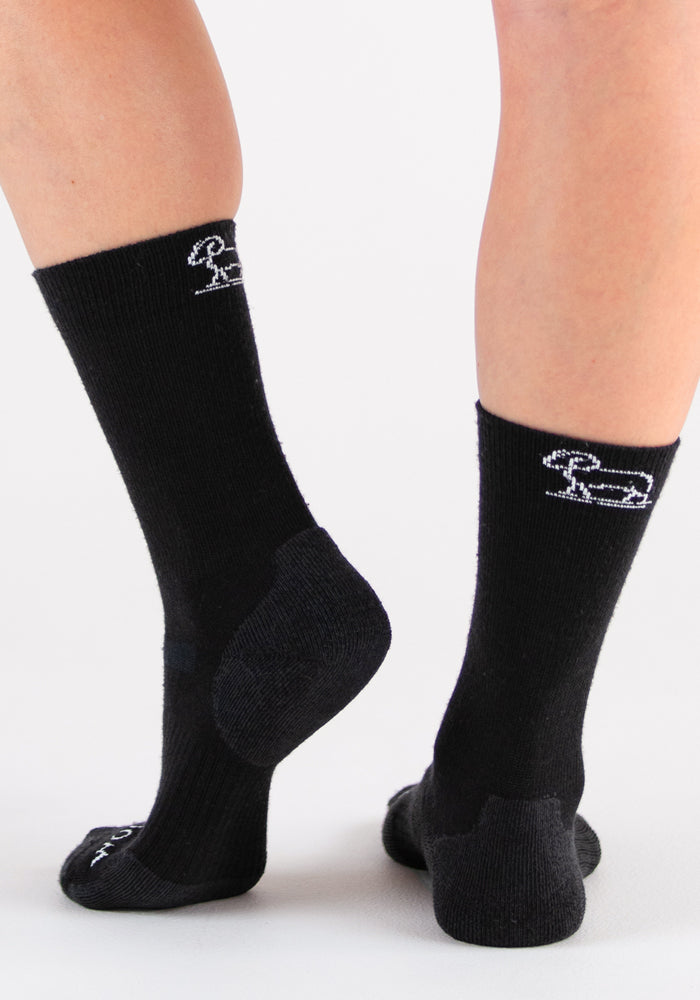 Womens Harbor Crew Sock - Black