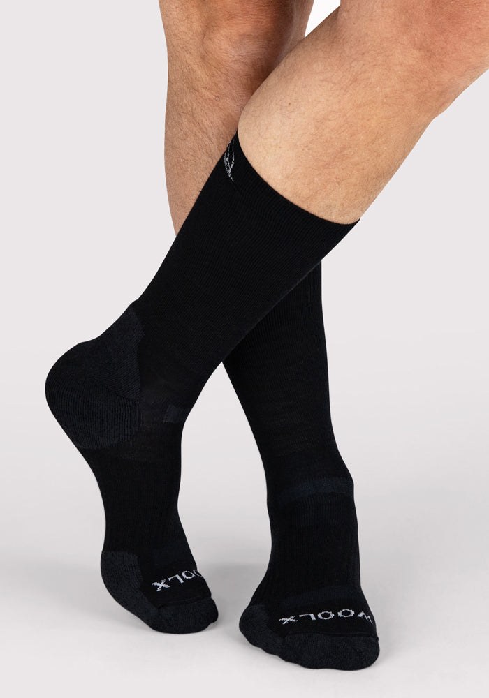 Mens Harbor Crew Sock - Black