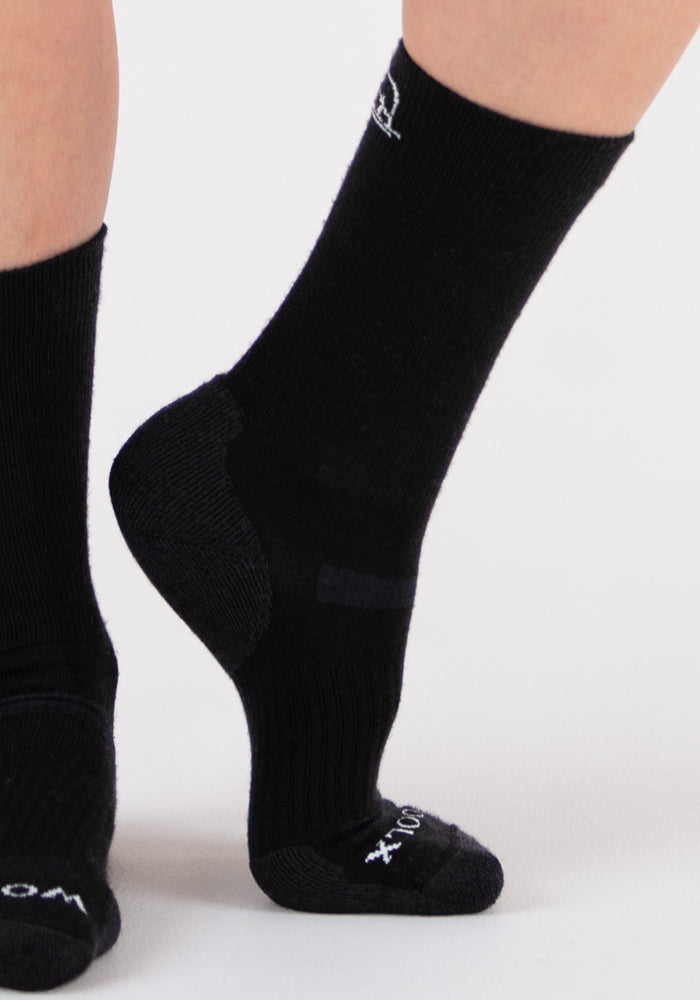 Womens Harbor Crew Sock - Black