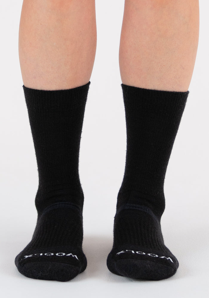 Womens Harbor Crew Sock - Black