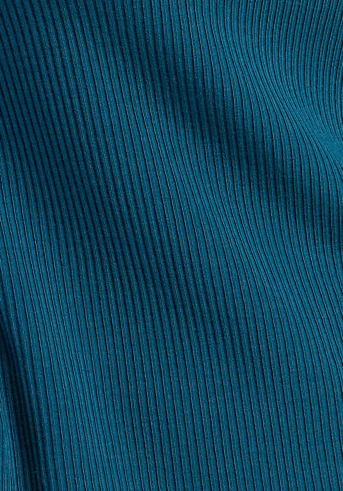 Quinn Ribbed 1/4 Zip - Blue Pine