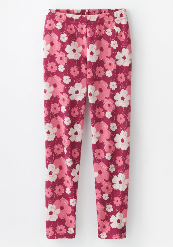 Kids Explorer Base Layer Bottoms - Rosie Posie