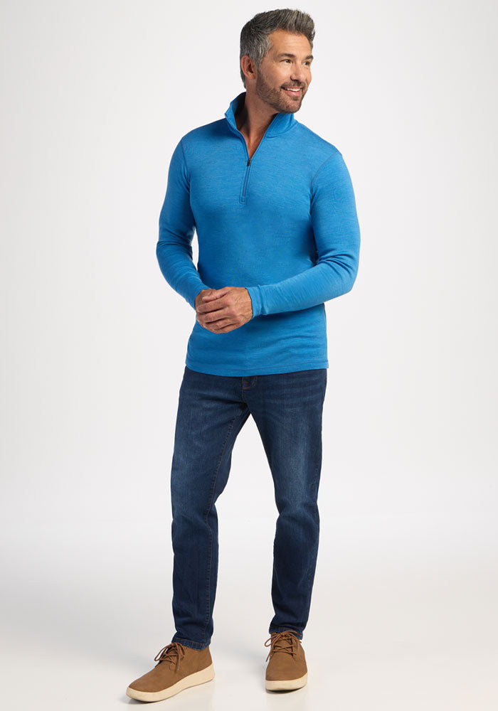 Explorer 1/4 Zip - Blue Razz