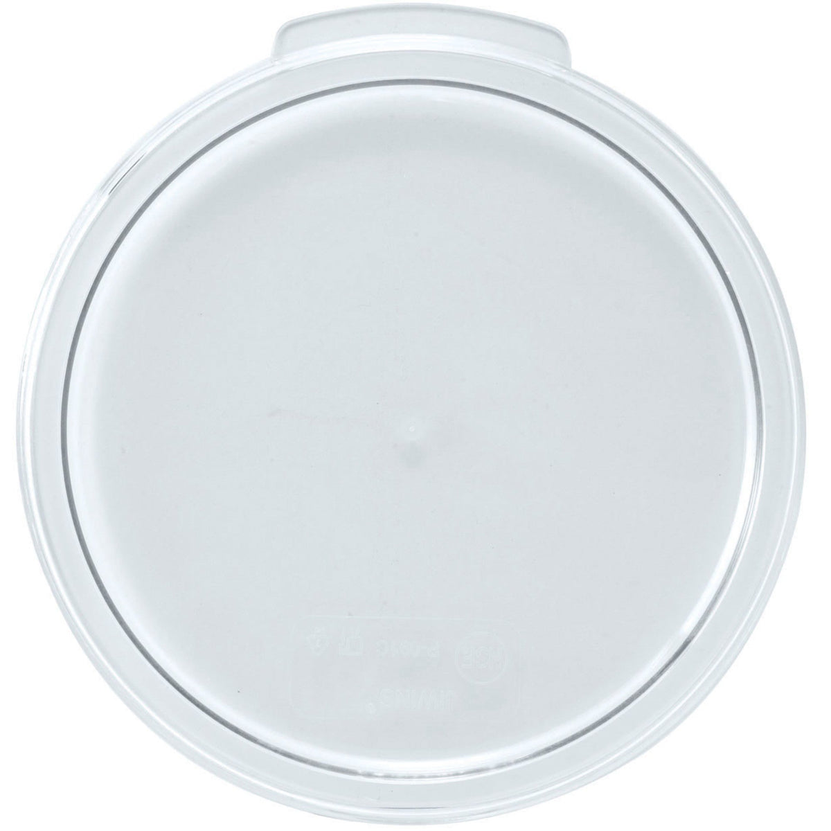 PTRC-1C - Cover for Round Storage Container, Translucent, Polypropylene - 1 Quart