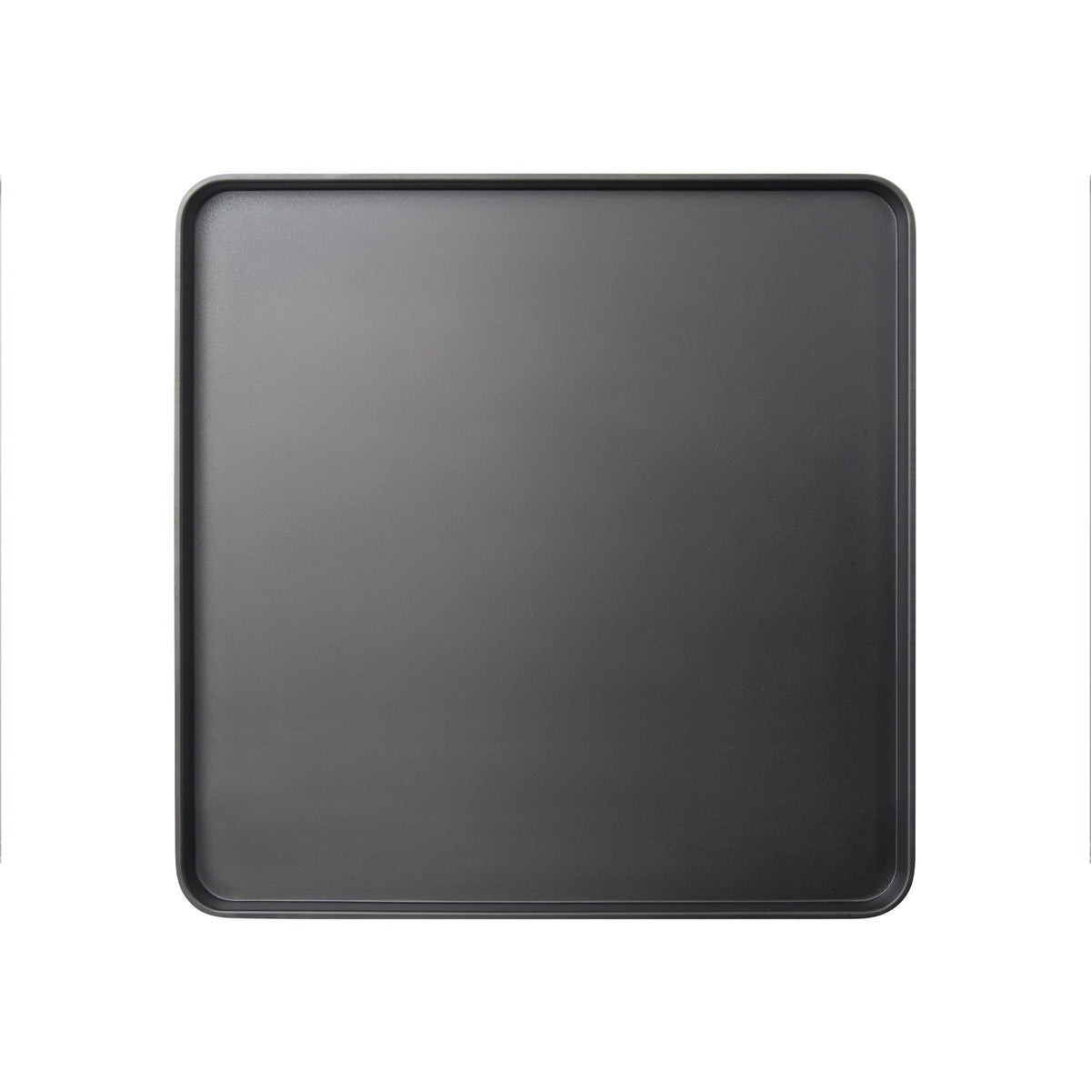 MMP-1414K - Melamine Platter, 14in L x 14in W x 1in H, Square, Black