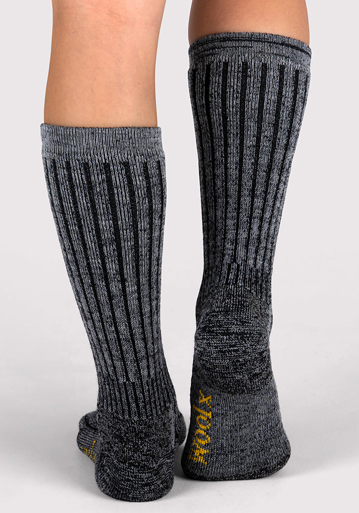 Womens Joey Mid Calf Socks - Dark Navy Marled