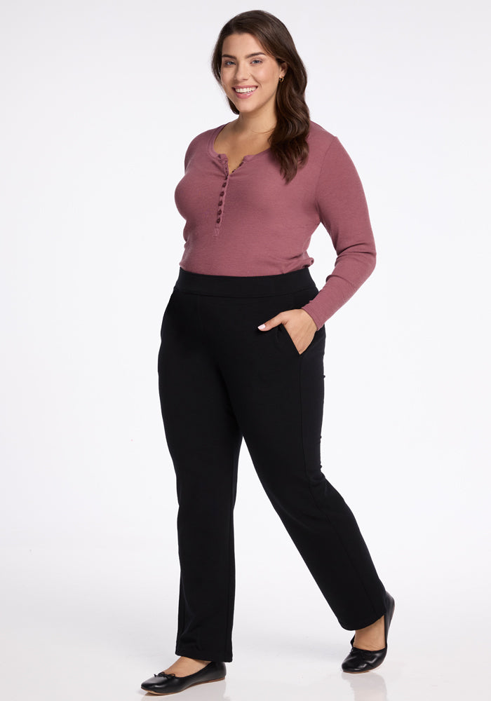 Emerson Straight Leg Pants Tall - Black