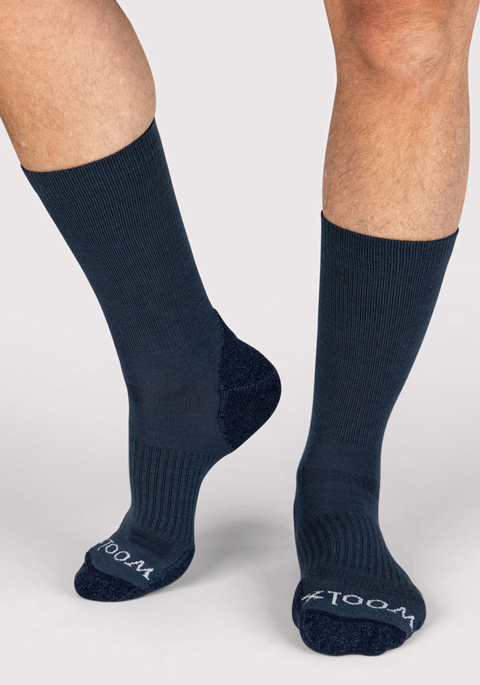Mens Harbor Crew Sock - Evening Tide