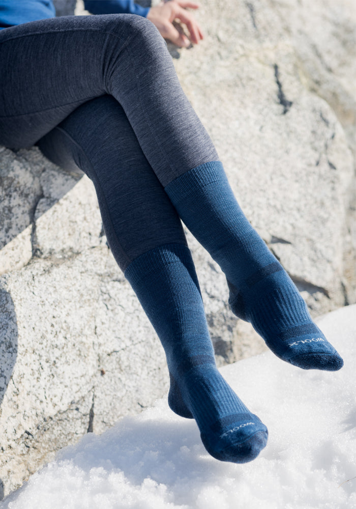 Womens Harbor Crew Sock - Black