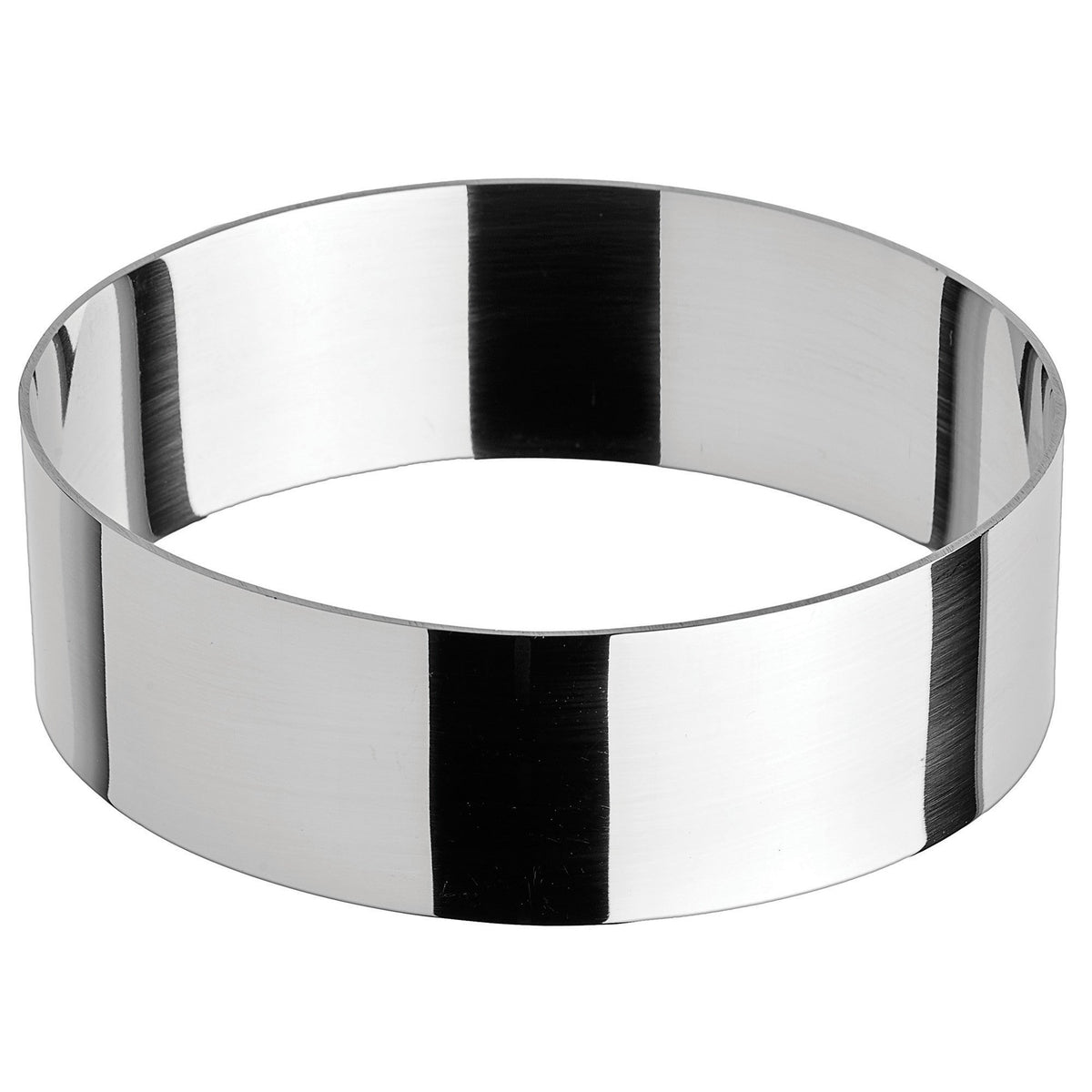 SPM-41O - Stainless Steel Pastry Mold - Oval, 4"