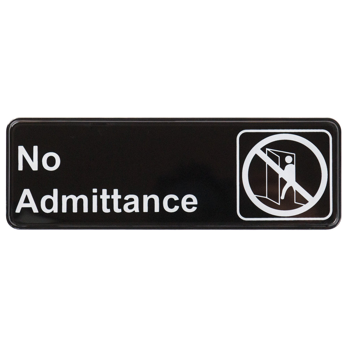 SGN-331 - Information Signs, 9"W x 3"H - SGN-331 - No Admittance