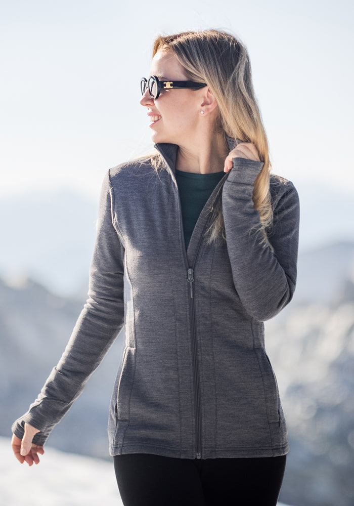Finley Zip Up Sweatshirt - Black