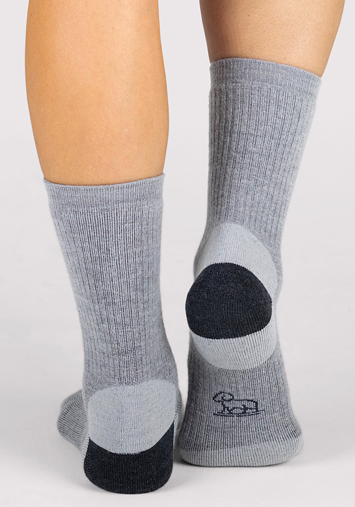 Womens Core Crew Socks - Grey