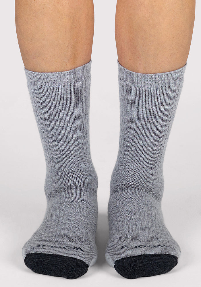 Womens Core Crew Socks - Grey