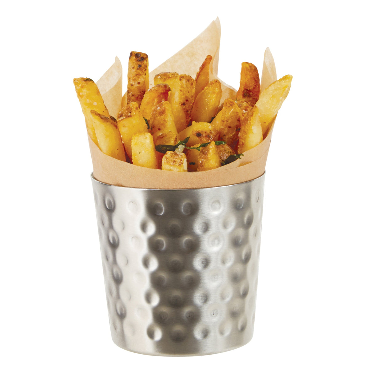 SFC-35H - Stainless Steel Fry Cup - Hammered