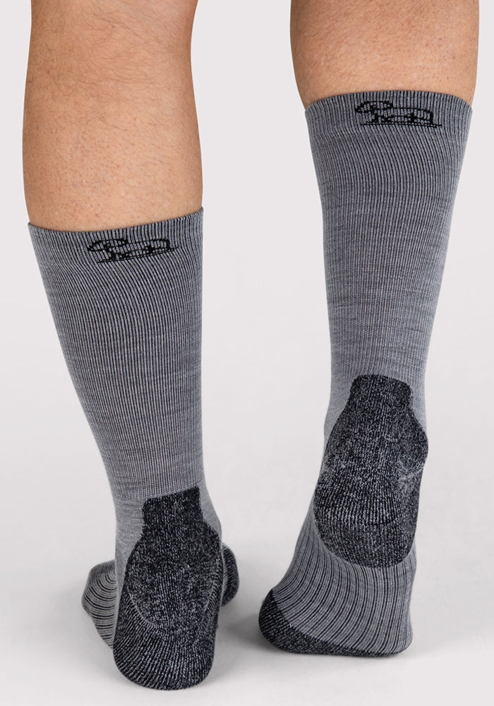 Mens Harbor Crew Sock - Grey