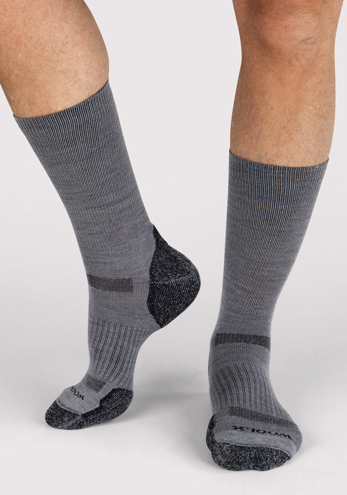 Mens Harbor Crew Sock - Grey