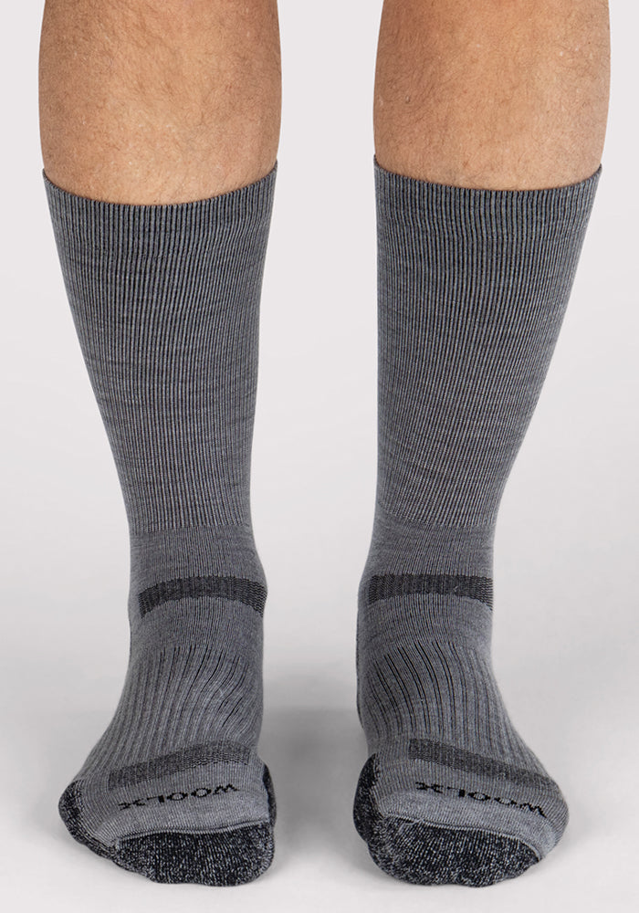 Mens Harbor Crew Sock - Grey