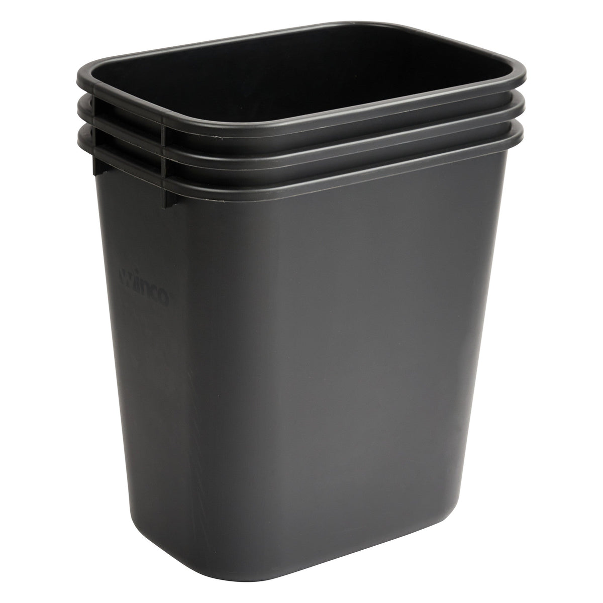 PWR-28K - Waste Baskets - 28 Quart, Black