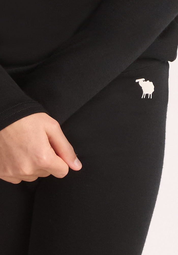 Kids Explorer Base Layer Bottoms - Black