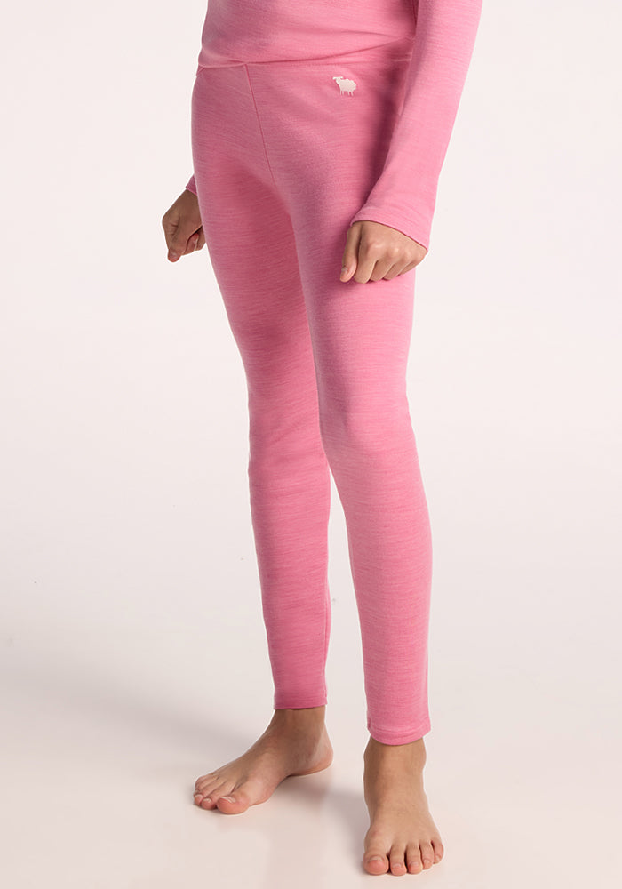 Kids Explorer Base Layer Bottoms - Pinky Promise