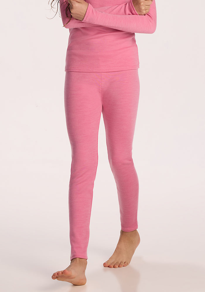 Kids Explorer Base Layer Bottoms - Pinky Promise