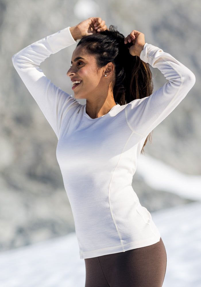 Hannah Long Sleeve Top - Buttercream