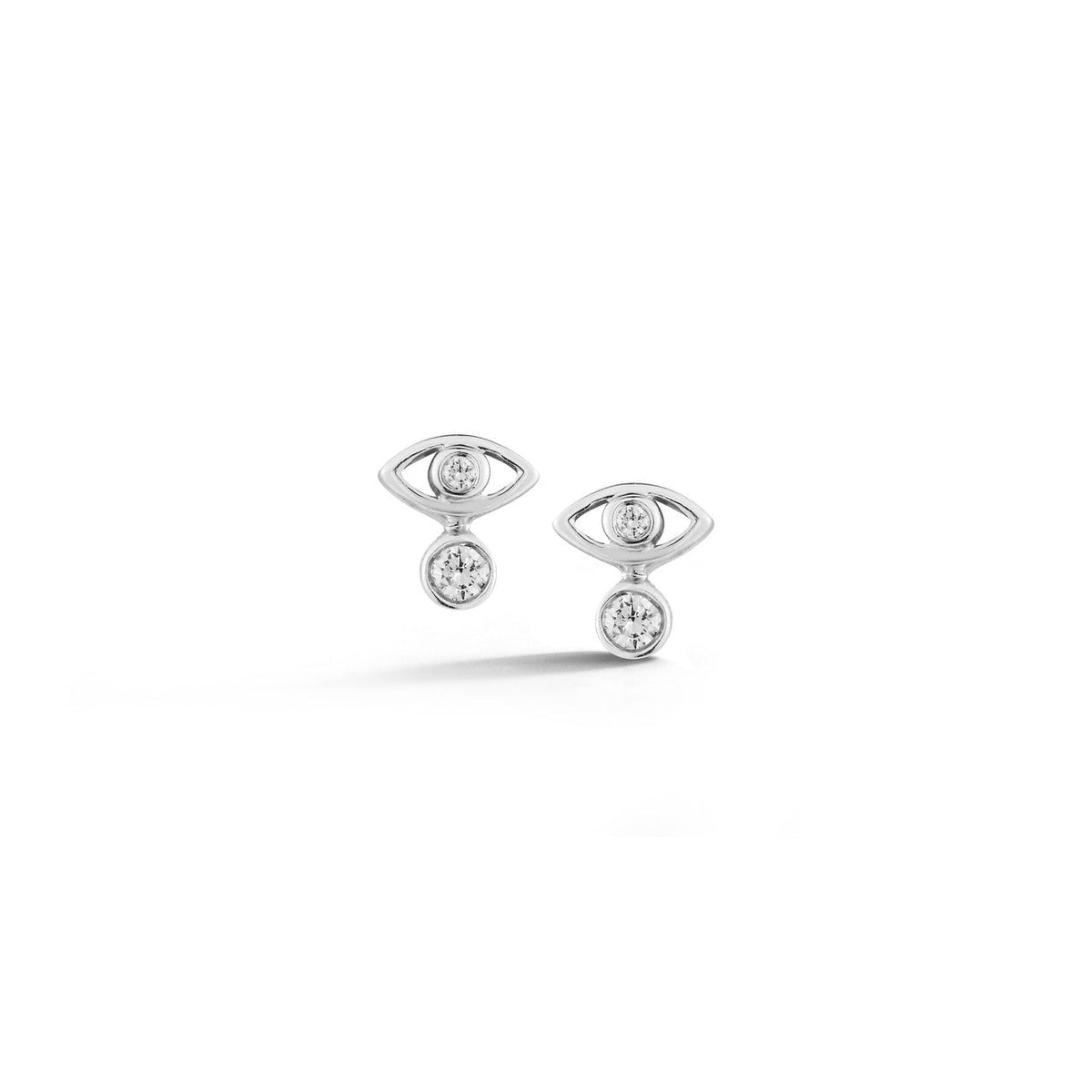 Lulu Jack Stacked Evil Eye Studs