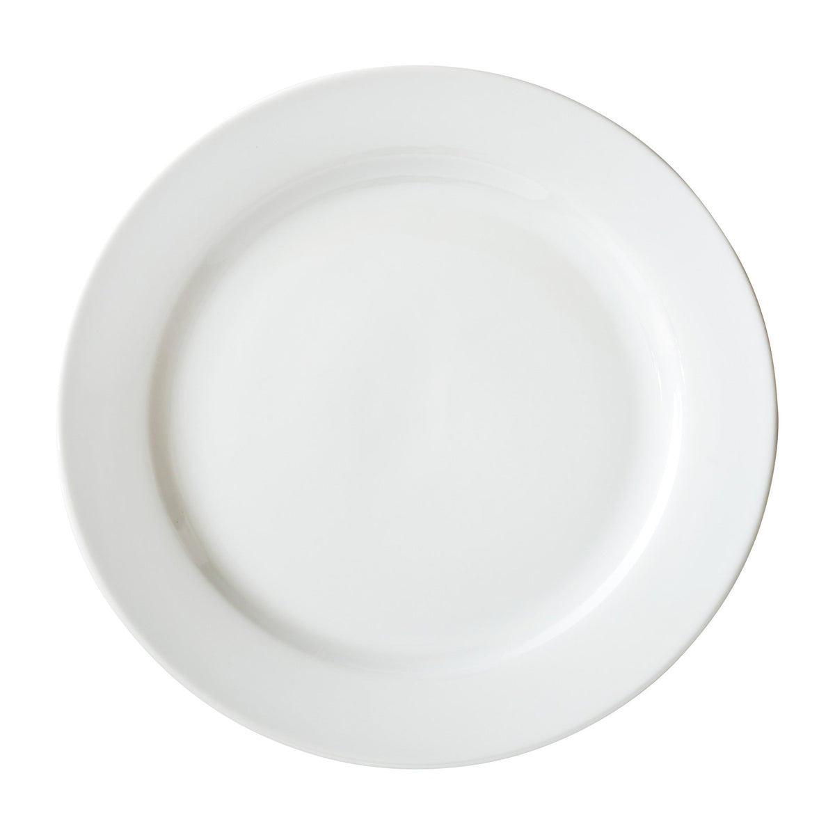 BPR-14RE - Porcelain Rolled Edge Plate, Porcelain - White (6 Pieces/Case)