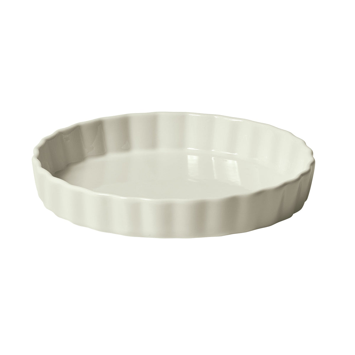 QBD-75-AW - Porcelain Fluted Quiche Baking Dish, 18 oz (24 Pieces/Case)